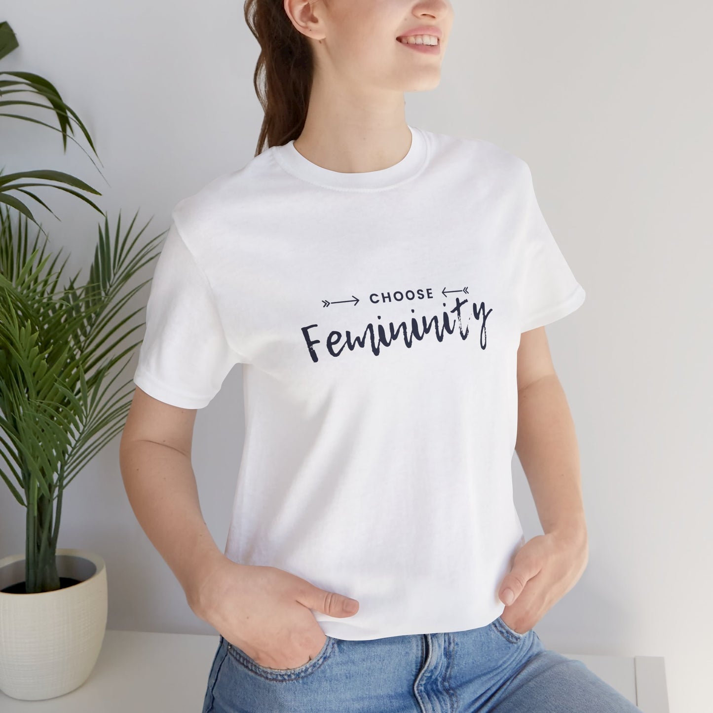 Choose Femininity Unisex Jersey Short Sleeve Tee