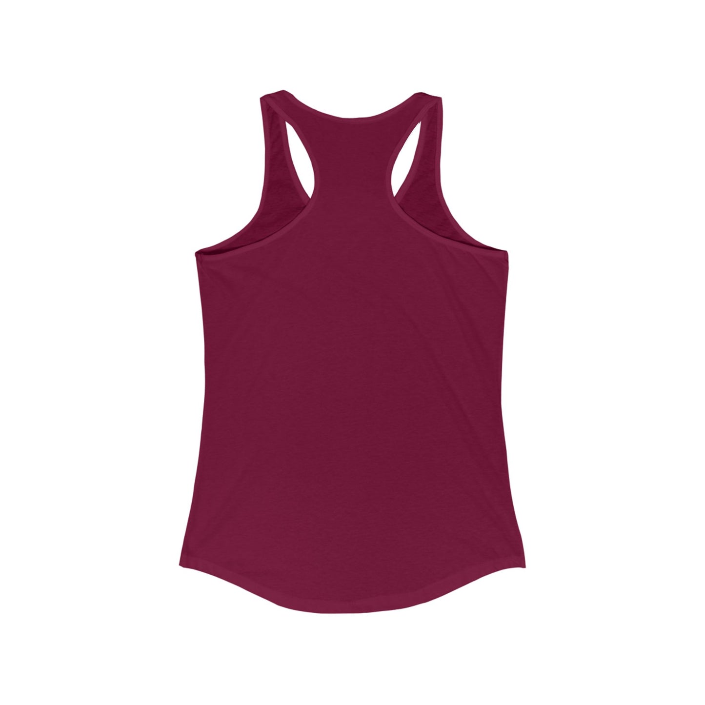 Middle Finger Women's Ideal Racerback Tank