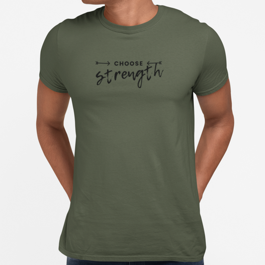 Choose Strength Unisex Jersey Short Sleeve Tee