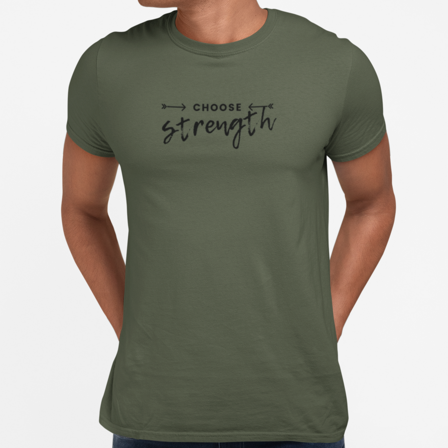 Choose Strength Unisex Jersey Short Sleeve Tee