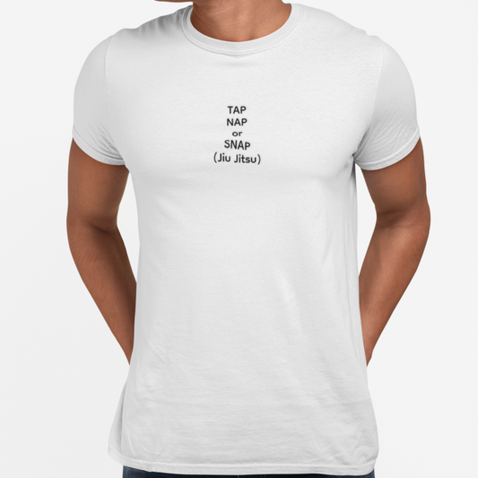 Tap, Nap or Snap Unisex Jersey Short Sleeve Tee