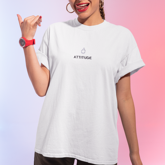 Middle Finger Attitude Unisex Jersey Short Sleeve Tee